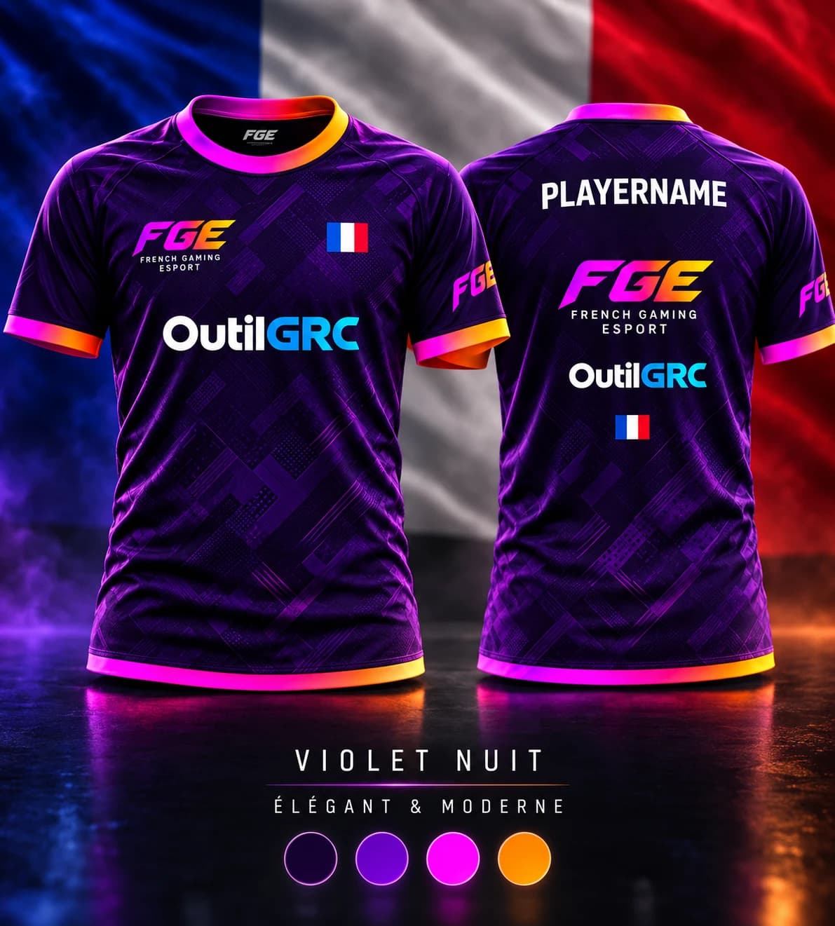 Maillot FGE Violet Nuit